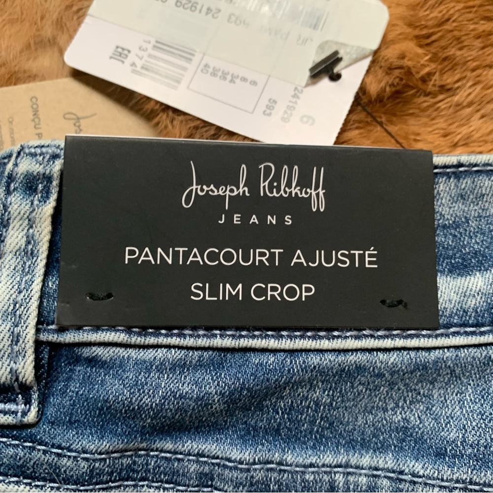 Joseph Ribkoff pantacourt ajusté slim crop jeans size 6 - Picture 9 of 10